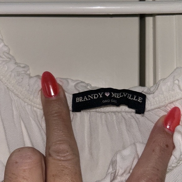 Brandy Melville white Romper - Picture 5 of 5